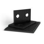 Fabreeka International - DIMFAB Distributed Isolation Material Ribbed Rubber Pads