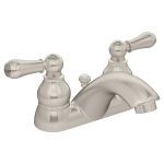 Symmons Industries, Inc. - Allura® Two Handle Centerset Lavatory Faucet SLC-4712-STN-1.5