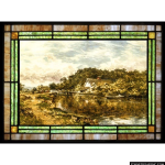 Stained Glass Inc. - On the Stone Suffolk Panel #5634 - Stained Glass Window Insert