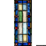 Stained Glass Inc. - Block Design Panel #2830 - Stained Glass Window Insert