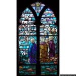 Stained Glass Inc. - Christ Ascends unto Heaven Panel #4101 - Stained Glass Window Insert