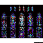 Stained Glass Inc. - The Great Ascension of Christ Panel #3237 - Stained Glass Window Insert
