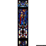 Stained Glass Inc. - Jesus Baptized Panel #4401 - Stained Glass Window Insert
