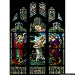 Stained Glass Inc. - Jesus being Baptized Panel #1363 - Stained Glass Window Insert