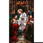 Stained Glass Inc. - First Communion Panel #2340 - Stained Glass Window Insert