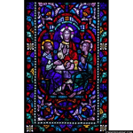 Stained Glass Inc. - Holy Fellowship Panel #2217 - Stained Glass Window Insert