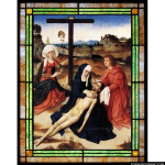 Stained Glass Inc. - The Lamentation of Christ Panel #7919 - Stained Glass Window Insert