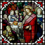 Stained Glass Inc. - The Blessing of the Wine Panel #4066 - Stained Glass Window Insert
