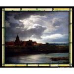 Stained Glass Inc. - Stained Glass Paintings - Landschaft Mit Flu Panel #6148