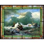 Stained Glass Inc. - Stained Glass Paintings - Leuchtturm Bei Ostende Panel #6149