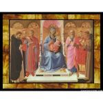 Stained Glass Inc. - Stained Glass Paintings - Annalena Altarpiece Panel #8177