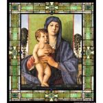 Stained Glass Inc. - Stained Glass Paintings - Madonna Degli Alberetti Panel #5827