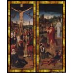 Stained Glass Inc. - Stained Glass Paintings - Passion Altarpiece (Side Wings) Panel #7910