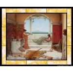 Stained Glass Inc. - Stained Glass Paintings - The Sweet Siesta of a Summer Day Panel #6638