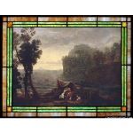 Stained Glass Inc. - Stained Glass Paintings - Landscape with Acis and Galathe Panel #7630