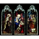 Stained Glass Inc. - Religious Stained Glass - Scholar's Worship Panel #4543