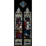 Stained Glass Inc. - Religious Stained Glass - Gifts from the 3 Kings Panel #4260