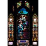 Stained Glass Inc. - Religious Stained Glass - Adoration of the Infant Panel #4905