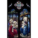 Stained Glass Inc. - Religious Stained Glass - Presenting Gifts from the Magi Panel #2096