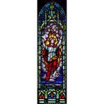 Stained Glass Inc. - Religious Stained Glass - Lord Jesus' Ascension Panel #1312