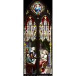 Stained Glass Inc. - Religious Stained Glass - Jesus Begins His Role as Teacher Panel #5312
