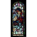 Stained Glass Inc. - Religious Stained Glass - Calming the Stormy Sea Panel #2045