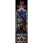 Stained Glass Inc. - Religious Stained Glass - The Lord's Presentation Panel #1751