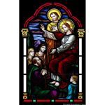 Stained Glass Inc. - Religious Stained Glass - I Desire Mercy Panel #1693