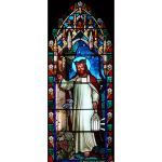 Stained Glass Inc. - Religious Stained Glass - I Stand at the Door and Knock Panel #5168