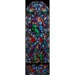 Stained Glass Inc. - Religious Stained Glass - Dramatic Scenes from the Old Testament Panel #3397