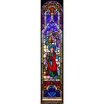 Stained Glass Inc. - Religious Stained Glass - Stoning Saint Stephen Panel #2443