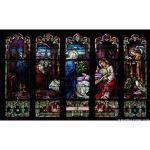 Stained Glass Inc. - Religious Stained Glass - Saint Joseph Passing Panel #1348