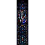 Stained Glass Inc. - Religious Stained Glass - You are the Immaculate Conception Panel #1944