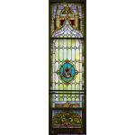 Stained Glass Inc. - Religious Stained Glass - The Descending Dove Panel #5323