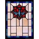 Stained Glass Inc. - Religious Stained Glass - Emblem of the Holy Spirit Panel #13736