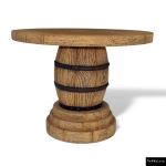 The 4 Kids - Wooden Barrel Table