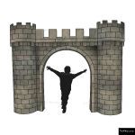 The 4 Kids - Medieval Castle Archway