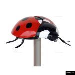 The 4 Kids - Lady Bug Post Topper