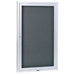 Claridge Products - Contemporary Series Large Bulletin Board Cabinet