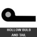 Hanna Rubber Company - Hollow Bulb and Tail Rubber Gate Seal
