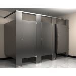 Flush Metal Partitions, LLC - Flushite Stainless Steel Overhead Braced Bathroom Partitions