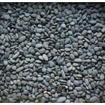 Coverall Stone - Black Seaside Beach Pebbles