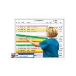 Magnatag Visible Systems - Basic Surgery OR Schedule Magnetic Dry-Erase Hospital Whiteboard Systems