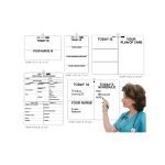 Magnatag Visible Systems - Individual Patient Care Bedside MiniBoards™ for Hospital Nursing Units, Dry-Erase (Non-Magnetic)