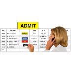 Magnatag Visible Systems - Printed 1x3" Magnets for Speed-Posting™ Hospital Patient Information