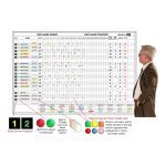 Magnatag Visible Systems - 31-Day Model Unit SalesTracker® - Magnetic Car Dealers Whiteboard Systems