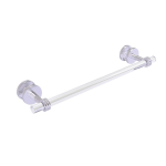 Allied Brass - Clearview Collection 18 Inch Shower Door Towel Bar with Dotted Accents - Satin Chrome