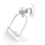 Allied Brass - Continental Collection 2 Post Toilet Tissue Holder - Matte White
