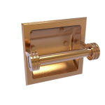 Allied Brass - Continental Collection Recessed Toilet Tissue Holder - Brushed Bronze