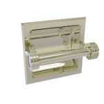 Allied Brass - Continental Collection Recessed Toilet Tissue Holder - Polished Nickel